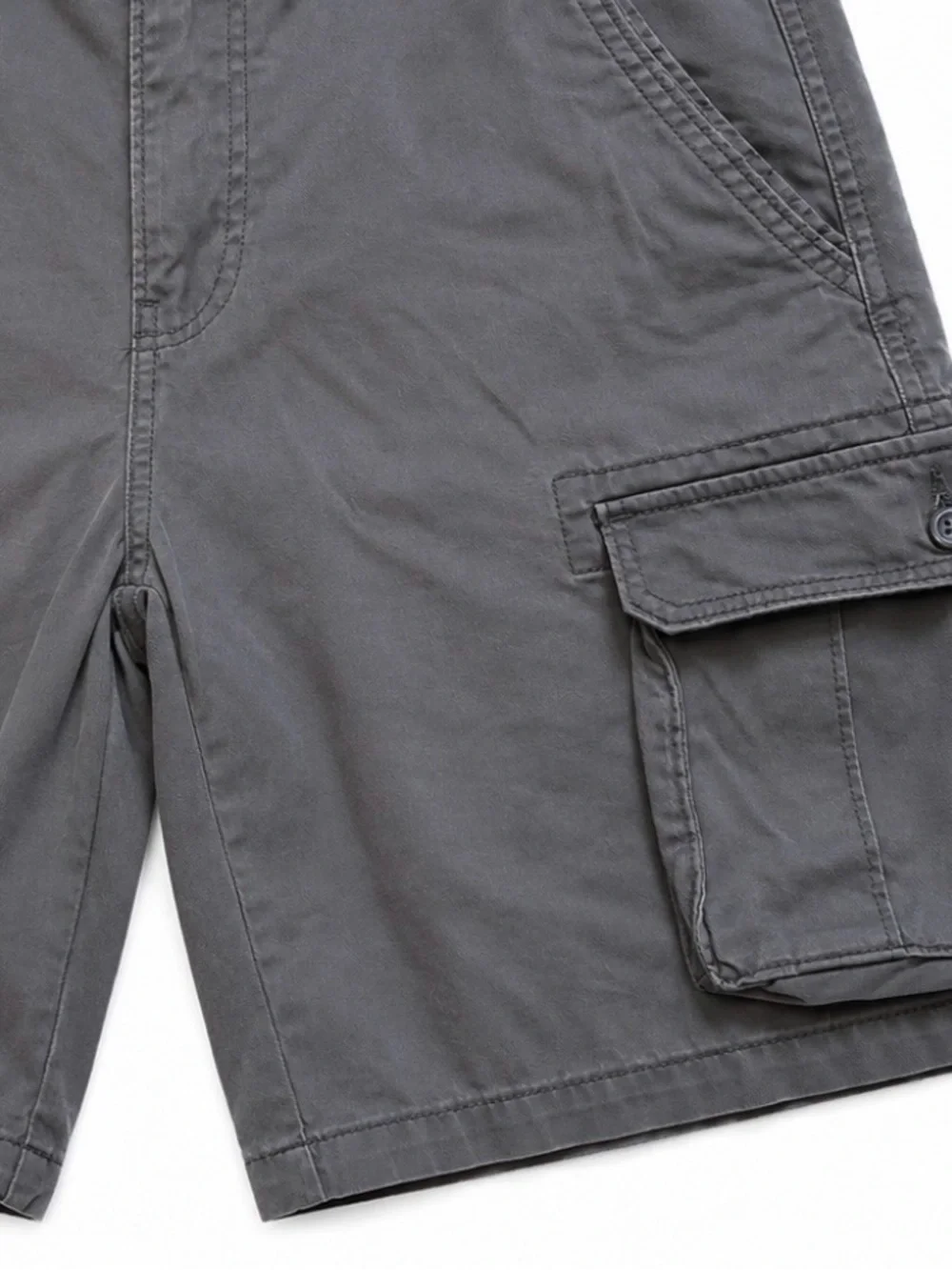 Signature by Levi Strauss Cargo Shorts Gray Men’s W33 Cotton Utility Casual